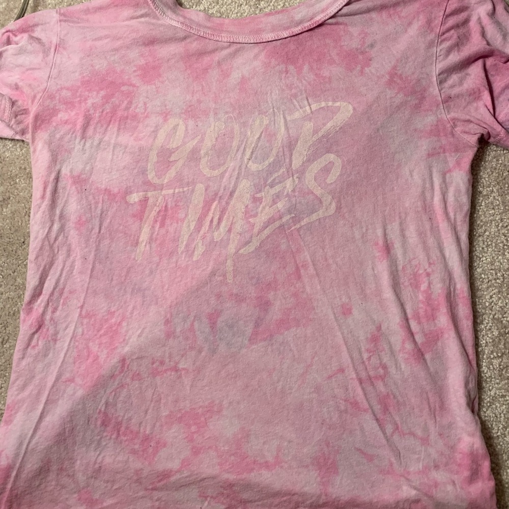 Good vibes tie dye tee